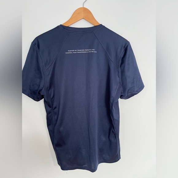 New Balance Navy blue T-Shirt with slogan on back - Picture 4 of 5